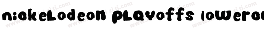Nickelodeon Playoffs Lowercase Regu字体转换
